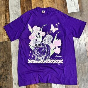Fruit-of-the-loom Men's Purple T-shirt